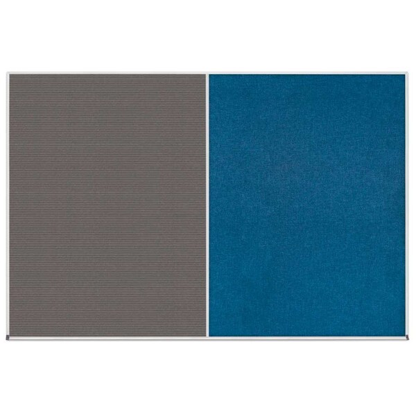 Enclosed Corkboard, 1 Door, 24"x36", 4" Fra